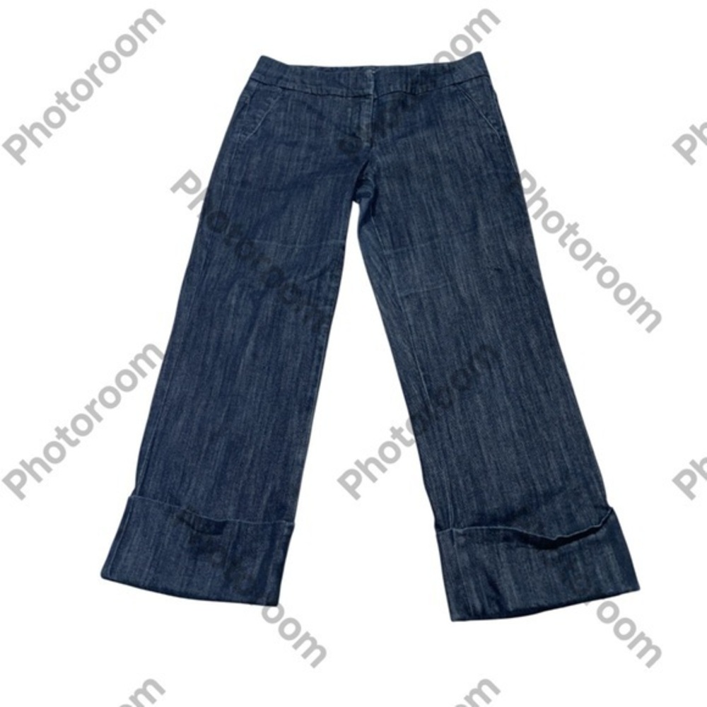 New York & Company Dark Blue Denim Pants
